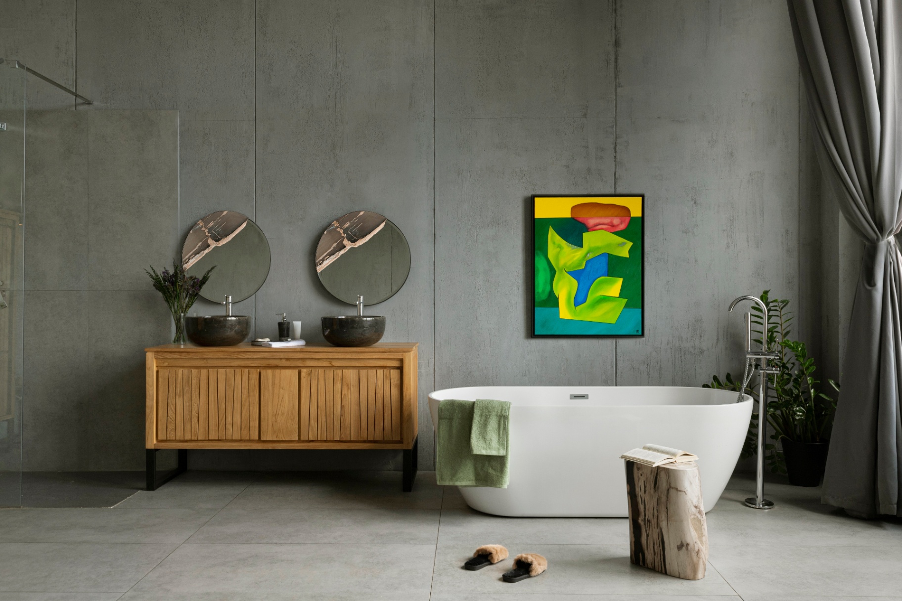 Фото работ ванной комнаты от галерей мебели и декора Teak House - резидент ARTPLAY